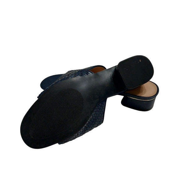 Ann Taylor Blue Mules Elegant Comfort - Picture 6 of 8